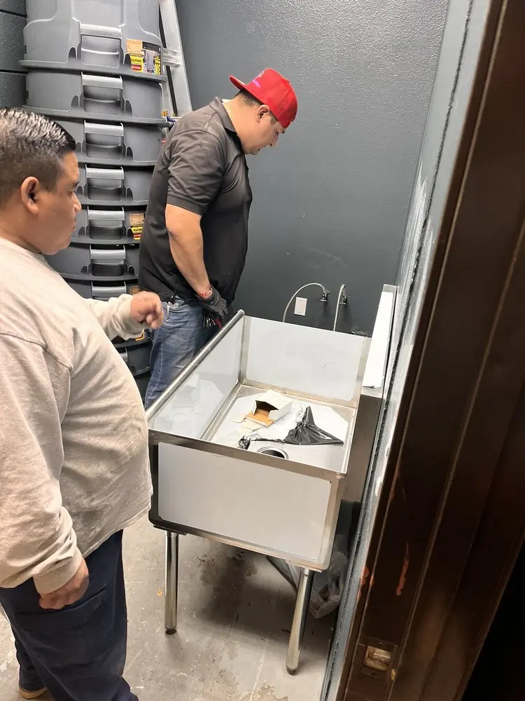 Commercial plumbing and sink installation in Forsgate