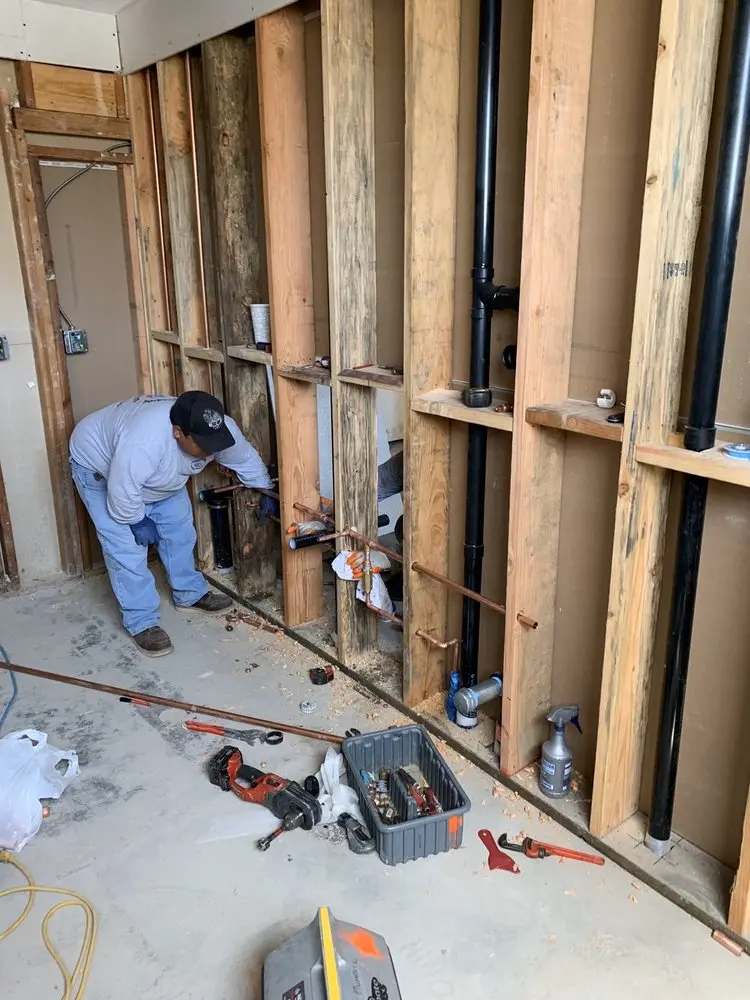 Commercial rough-in plumbing for Gas Line Repair in Forsgate
